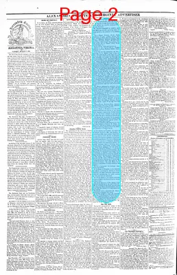 Page thumbnail for Alexandria Gazette