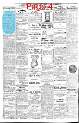 Page thumbnail for Alexandria Gazette