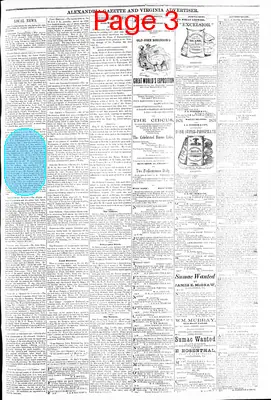 Page thumbnail for Alexandria Gazette