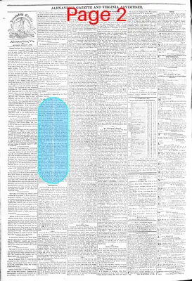 Page thumbnail for Alexandria Gazette