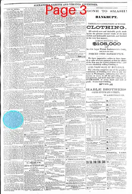 Page thumbnail for Alexandria Gazette