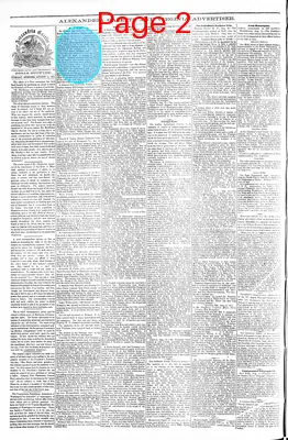 Page thumbnail for Alexandria Gazette