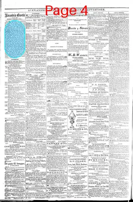 Page thumbnail for Alexandria Gazette