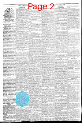 Page thumbnail for Alexandria Gazette