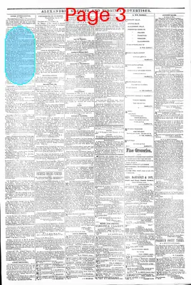 Page thumbnail for Alexandria Gazette