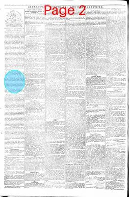 Page thumbnail for Alexandria Gazette