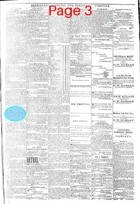 Page thumbnail for Alexandria Gazette
