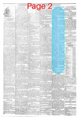 Page thumbnail for Alexandria Gazette
