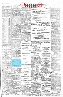 Page thumbnail for Alexandria Gazette