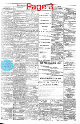 Page thumbnail for Alexandria Gazette
