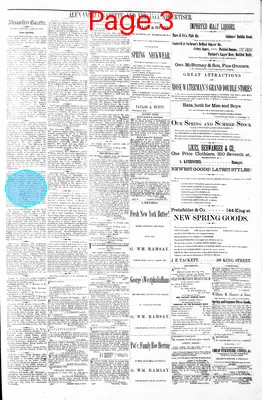 Page thumbnail for Alexandria Gazette