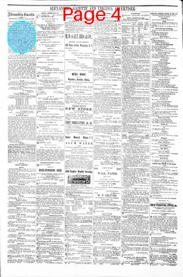 Page thumbnail for Alexandria Gazette