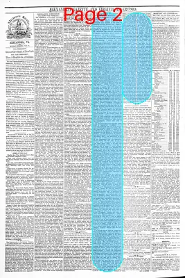 Page thumbnail for Alexandria Gazette
