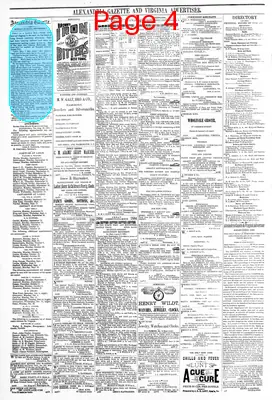 Page thumbnail for Alexandria Gazette