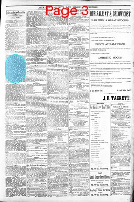Page thumbnail for Alexandria Gazette