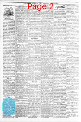 Page thumbnail for Alexandria Gazette