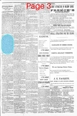 Page thumbnail for Alexandria Gazette