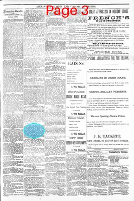 Page thumbnail for Alexandria Gazette