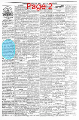 Page thumbnail for Alexandria Gazette