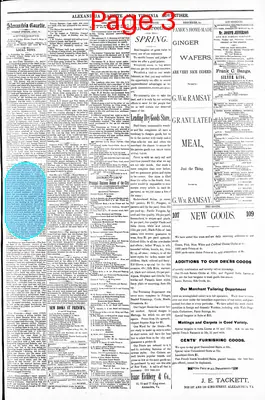 Page thumbnail for Alexandria Gazette