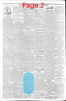 Page thumbnail for Alexandria Gazette