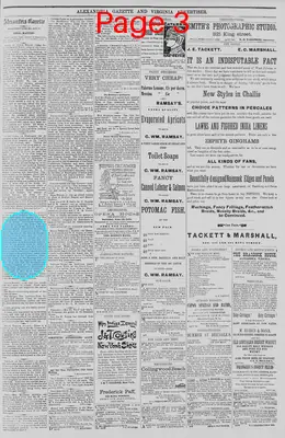 Page thumbnail for Alexandria Gazette
