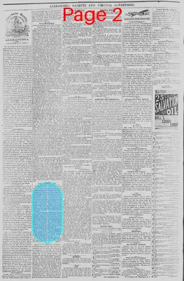Page thumbnail for Alexandria Gazette