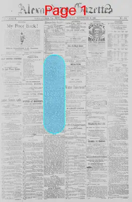 Page thumbnail for Alexandria Gazette