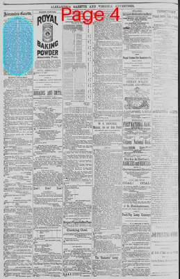 Page thumbnail for Alexandria Gazette