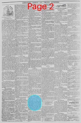 Page thumbnail for Alexandria Gazette