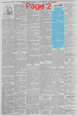 Page thumbnail for Alexandria Gazette