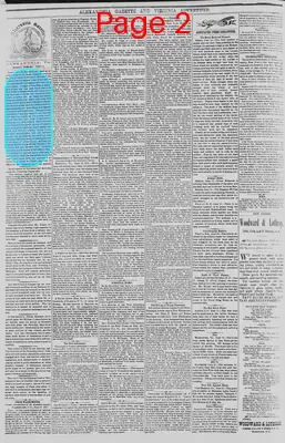Page thumbnail for Alexandria Gazette