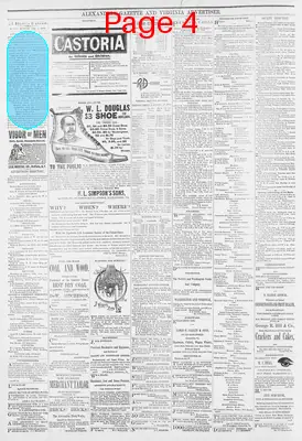 Page thumbnail for Alexandria Gazette