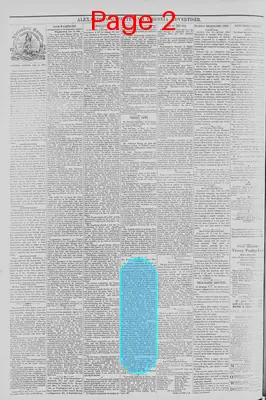 Page thumbnail for Alexandria Gazette