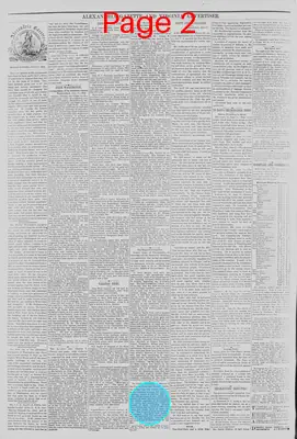 Page thumbnail for Alexandria Gazette