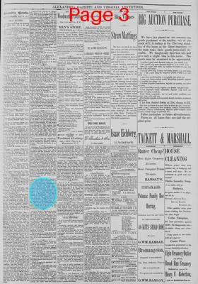 Page thumbnail for Alexandria Gazette