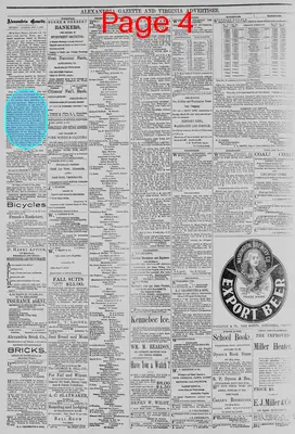 Page thumbnail for Alexandria Gazette
