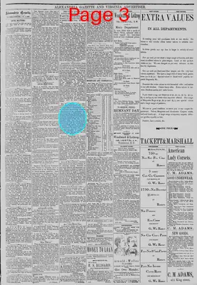 Page thumbnail for Alexandria Gazette