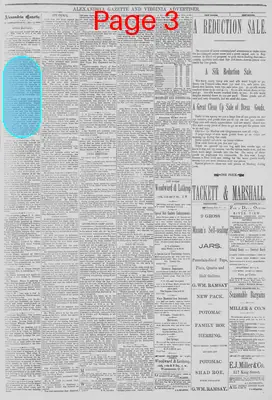 Page thumbnail for Alexandria Gazette