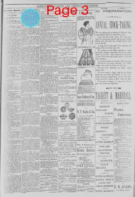 Page thumbnail for Alexandria Gazette