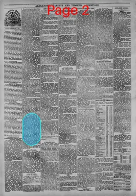 Page thumbnail for Alexandria Gazette