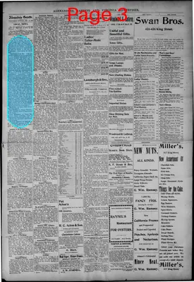 Page thumbnail for Alexandria Gazette