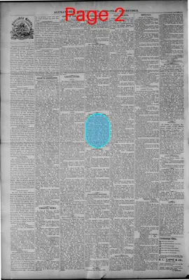 Page thumbnail for Alexandria Gazette