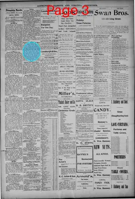 Page thumbnail for Alexandria Gazette