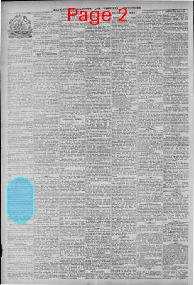 Page thumbnail for Alexandria Gazette