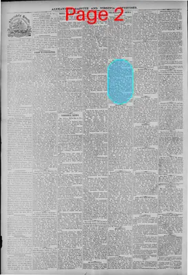 Page thumbnail for Alexandria Gazette