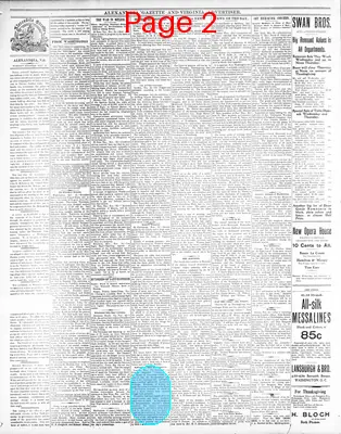 Page thumbnail for Alexandria Gazette