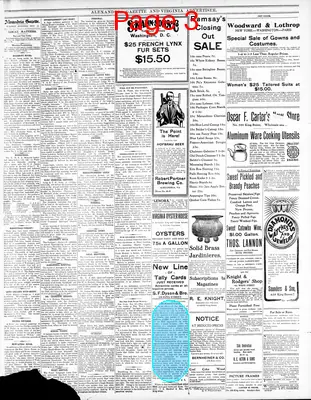 Page thumbnail for Alexandria Gazette