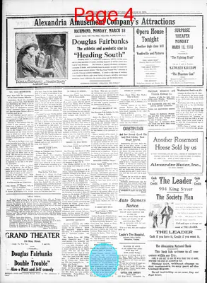 Page thumbnail for Alexandria Gazette