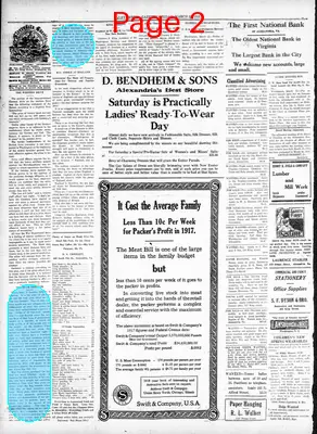 Page thumbnail for Alexandria Gazette